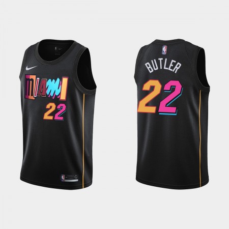 NBA Mænd Trøje Miami Heat Jimmy Butler 22 Nike 2021-22 City Edition Swingman NBA Mænd Trøje Miami Heat Jimmy Butler 22 Nike 2021-22 City Edition Swingman